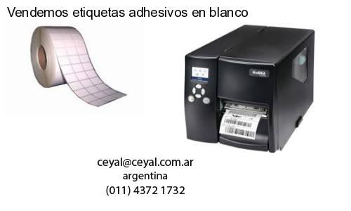 Vendemos etiquetas adhesivos en blanco