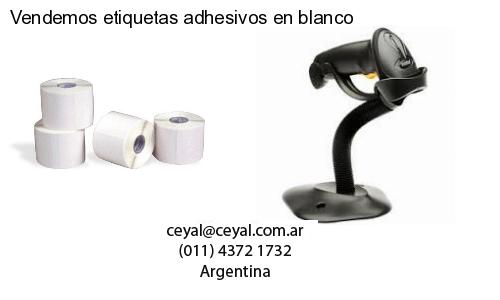 Vendemos etiquetas adhesivos en blanco