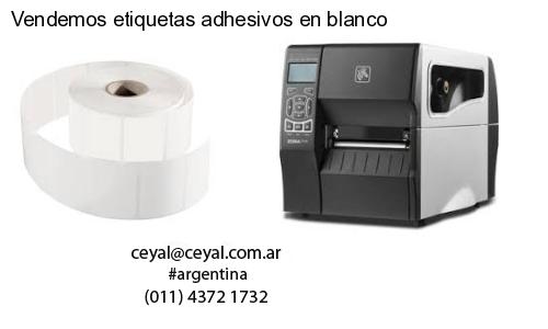 Vendemos etiquetas adhesivos en blanco