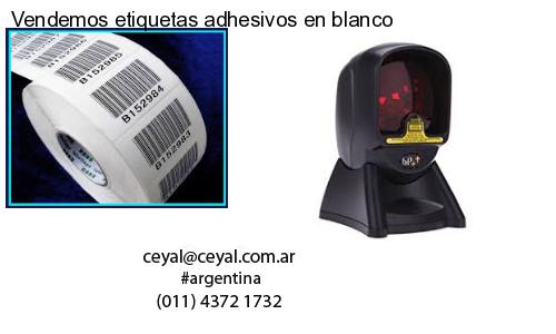 Vendemos etiquetas adhesivos en blanco