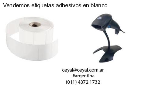 Vendemos etiquetas adhesivos en blanco