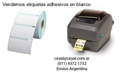 Vendemos etiquetas adhesivos en blanco
