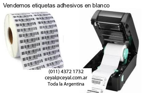 Vendemos etiquetas adhesivos en blanco