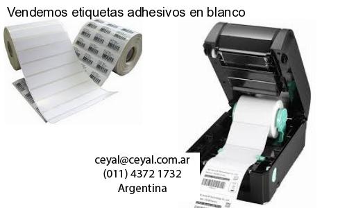 Vendemos etiquetas adhesivos en blanco