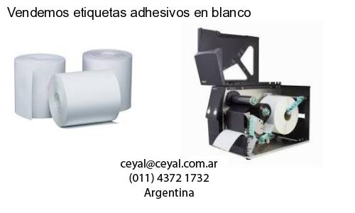 Vendemos etiquetas adhesivos en blanco