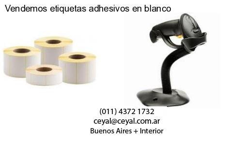Vendemos etiquetas adhesivos en blanco