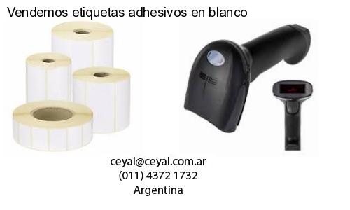 Vendemos etiquetas adhesivos en blanco