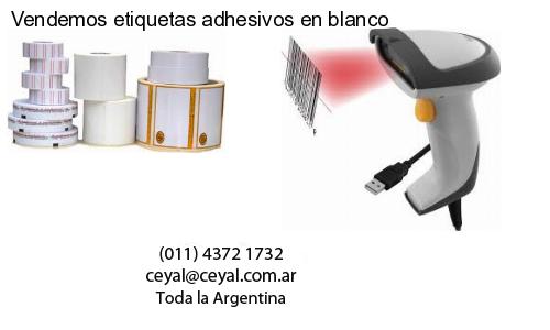 Vendemos etiquetas adhesivos en blanco