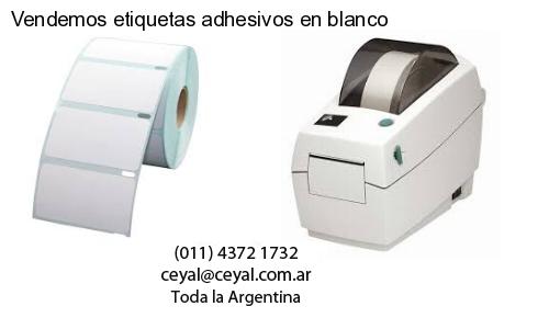 Vendemos etiquetas adhesivos en blanco