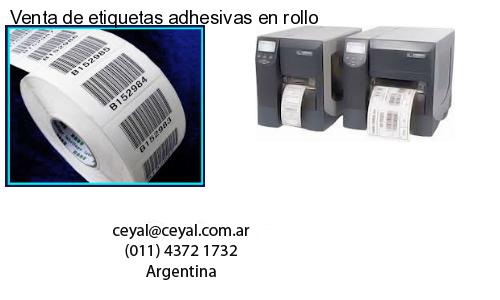 Venta de etiquetas adhesivas en rollo