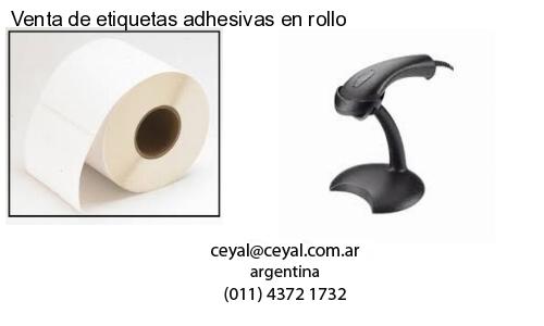Venta de etiquetas adhesivas en rollo