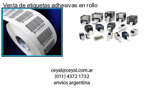 Venta de etiquetas adhesivas en rollo