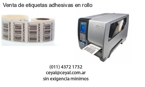 Venta de etiquetas adhesivas en rollo