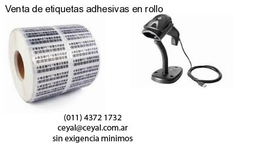 Venta de etiquetas adhesivas en rollo