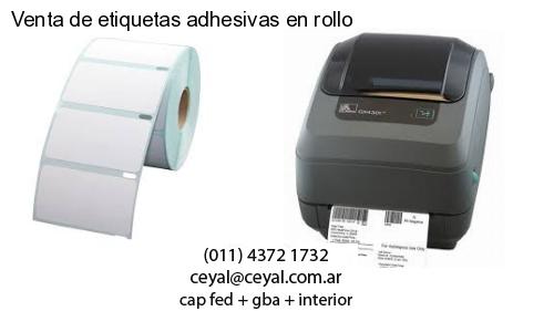 Venta de etiquetas adhesivas en rollo