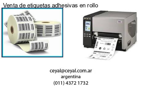 Venta de etiquetas adhesivas en rollo