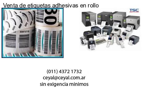 Venta de etiquetas adhesivas en rollo