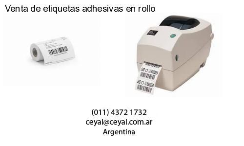 Venta de etiquetas adhesivas en rollo