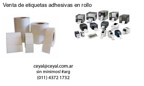 Venta de etiquetas adhesivas en rollo