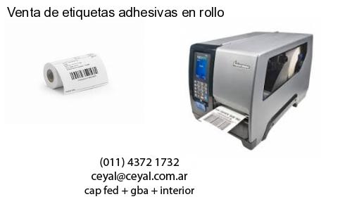 Venta de etiquetas adhesivas en rollo