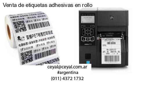 Venta de etiquetas adhesivas en rollo