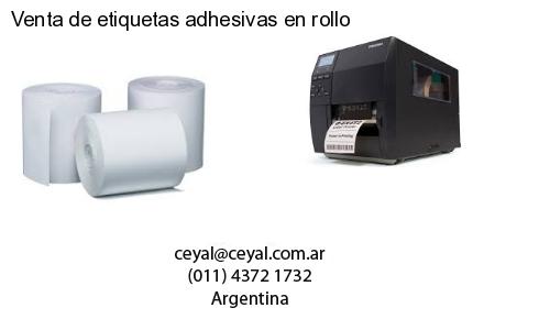 Venta de etiquetas adhesivas en rollo