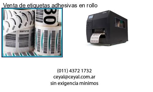 Venta de etiquetas adhesivas en rollo