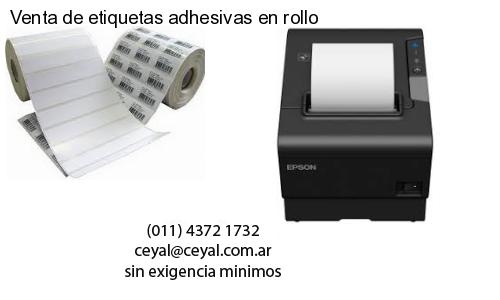 Venta de etiquetas adhesivas en rollo