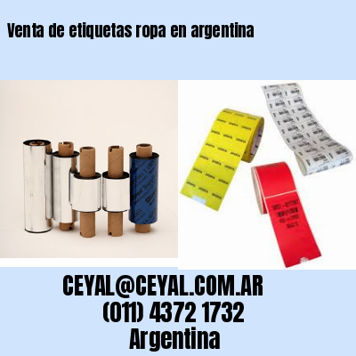Venta de etiquetas ropa en argentina