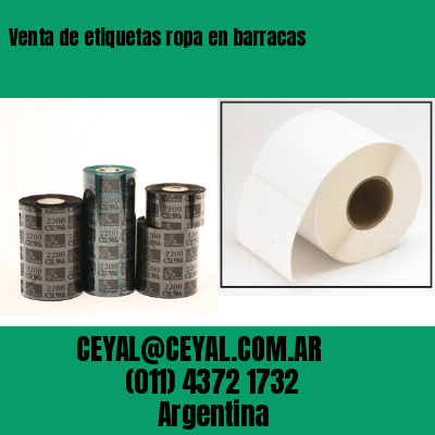 Venta de etiquetas ropa en barracas