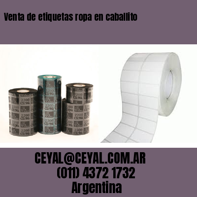 Venta de etiquetas ropa en caballito