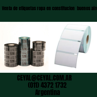 Venta de etiquetas ropa en constitucion  buenos aires