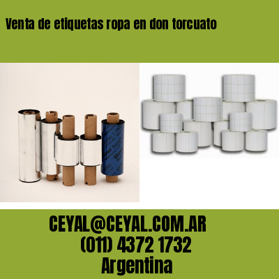 Venta de etiquetas ropa en don torcuato
