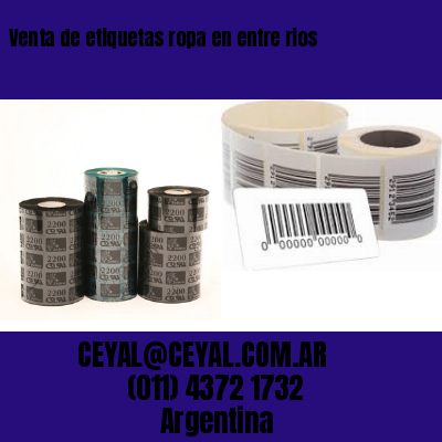 Venta de etiquetas ropa en entre rios