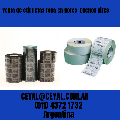Venta de etiquetas ropa en flores  buenos aires