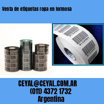 Venta de etiquetas ropa en formosa