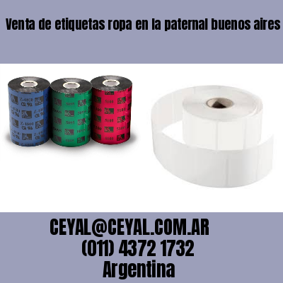 Venta de etiquetas ropa en la paternal buenos aires