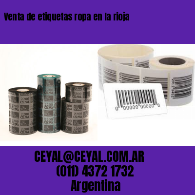Venta de etiquetas ropa en la rioja