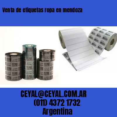Venta de etiquetas ropa en mendoza