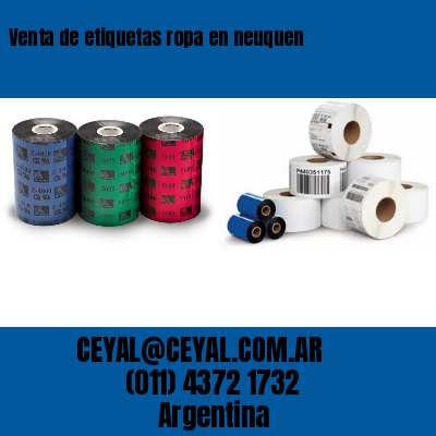 Venta de etiquetas ropa en neuquen