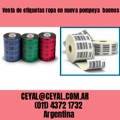 Venta de etiquetas ropa en nueva pompeya  buenos aires