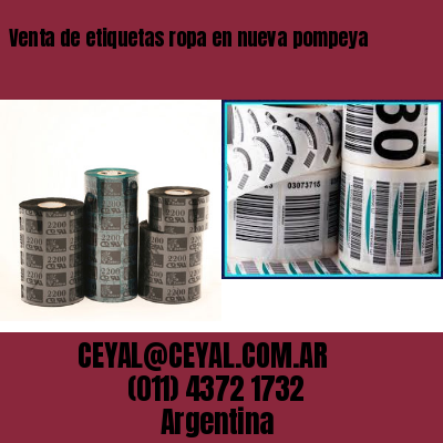 Venta de etiquetas ropa en nueva pompeya