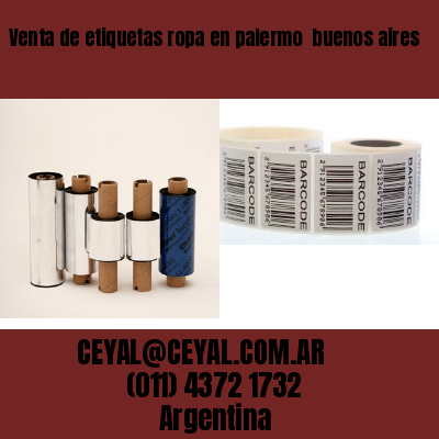 Venta de etiquetas ropa en palermo  buenos aires
