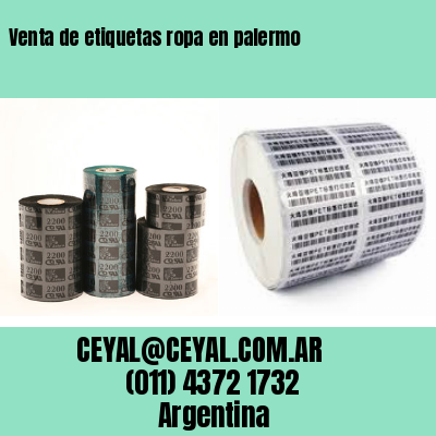 Venta de etiquetas ropa en palermo