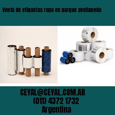 Venta de etiquetas ropa en parque avellaneda