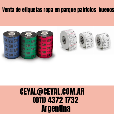 Venta de etiquetas ropa en parque patricios  buenos aires