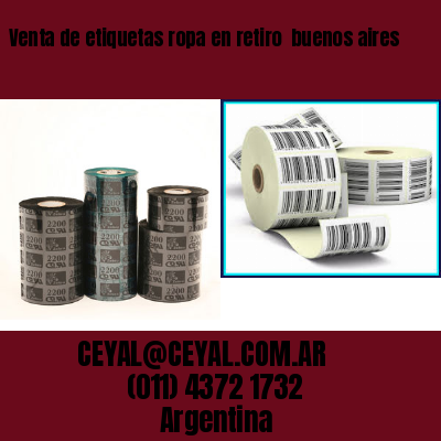 Venta de etiquetas ropa en retiro  buenos aires
