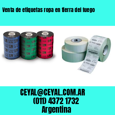 Venta de etiquetas ropa en tierra del fuego