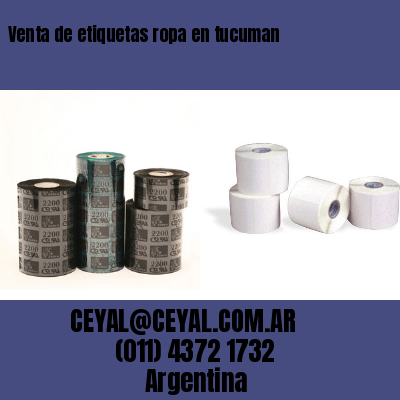 Venta de etiquetas ropa en tucuman