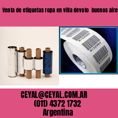 Venta de etiquetas ropa en villa devoto  buenos aires